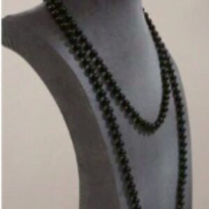 【ReCHICA】ブラックパールロングレックレス